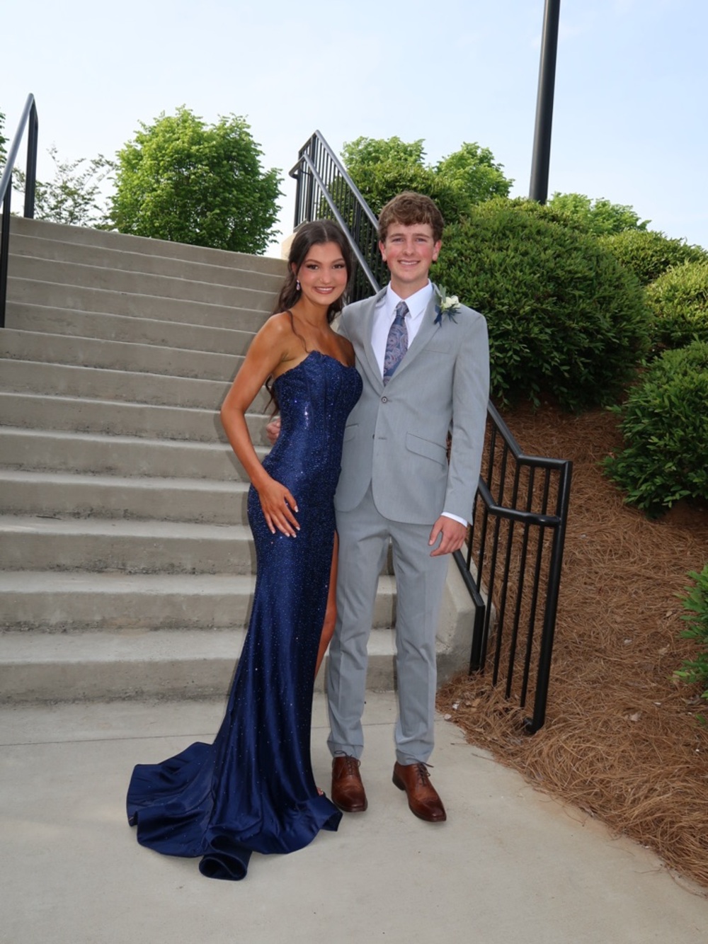Sherri Hill 57640 Navy prom dress size 00